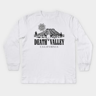 Death Valley California Shirt Kids Long Sleeve T-Shirt